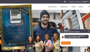 Livegang chatbot MARGO website Margolin